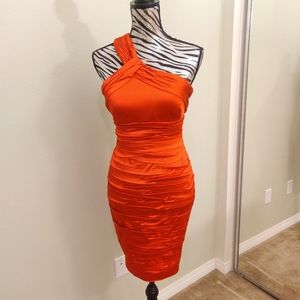 Calvin Klein red dress